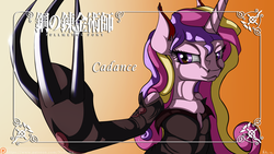 Size: 3840x2160 | Tagged: safe, artist:neko-me, princess cadance, g4, claw, claws, female, fullmetal alchemist, high res, homunculus, lust the lascivious, parody, patreon, solo