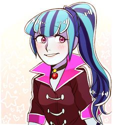 Size: 500x553 | Tagged: safe, artist:mimimonlon, sonata dusk, equestria girls, g4, female, smiling, solo