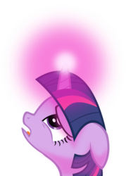 Size: 3000x4195 | Tagged: safe, artist:newlunaticrepublic, twilight sparkle, a canterlot wedding, g4, female, glowing horn, horn, magic, simple background, solo, transparent background, vector