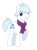 Size: 718x977 | Tagged: safe, artist:angeli98ca, double diamond, earth pony, pony, g4, clothes, male, raised hoof, scarf, simple background, solo, stallion, transparent background, vector