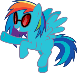 Size: 6000x5706 | Tagged: safe, artist:newlunaticrepublic, dj pon-3, rainbow dash, vinyl scratch, oc, oc only, oc:hazimi, g4, absurd resolution, female, fusion, fusion:dj pon-3, fusion:rainbow dash, fusion:vinyl scratch, fusion:vinyldash, mare, simple background, solo, transparent background