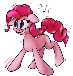 Size: 1892x1952 | Tagged: safe, artist:impcjcaesar, pinkie pie, g4, dancing, female, solo