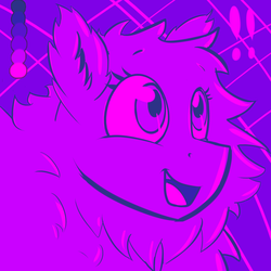 Size: 2000x2000 | Tagged: safe, artist:whisperfoot, oc, oc only, oc:fluffle puff, color palette challenge, color porn, eyestrain warning, gasp, high res, limited palette, needs more saturation, smiling, solo