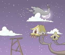 Size: 1280x1086 | Tagged: safe, artist:switchy, mare in the moon, moon, rocket, space program