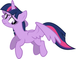 Size: 4164x3208 | Tagged: safe, artist:pegasisterfireboom, twilight sparkle, alicorn, pony, g4, female, flying, mare, simple background, solo, transparent background, twilight sparkle (alicorn), vector