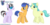 Size: 1264x632 | Tagged: safe, artist:osipush, brawly beats, flash sentry, ringo, pony, equestria girls, g4, my little pony equestria girls: rainbow rocks, background human, equestria girls ponified, flash drive (band), ponified, simple background, transparent background, vector