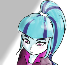 Size: 1024x900 | Tagged: safe, artist:amazingpuffhair, sonata dusk, equestria girls, g4, female, solo