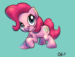 Size: 500x378 | Tagged: safe, artist:tadashi--kun, pinkie pie, g4, female, simple background, solo