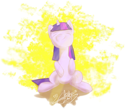 Size: 848x744 | Tagged: safe, artist:liracrown, twilight sparkle, g4, female, simple background, smiling, solo