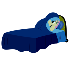 Size: 5000x4000 | Tagged: safe, artist:ponyhd, fluttershy, do princesses dream of magic sheep, g4, .svg available, absurd resolution, bed, female, hiding, simple background, solo, transparent background, vector