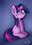 Size: 1600x2200 | Tagged: safe, artist:sheandog, twilight sparkle, pony, unicorn, g4, cute, female, looking at you, one eye closed, smiling, solo, twiabetes, unicorn twilight, wink