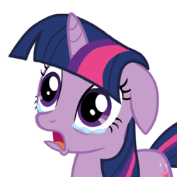 Size: 2000x2000 | Tagged: safe, artist:fluttershy_z, twilight sparkle, pony, unicorn, a canterlot wedding, g4, crying, crylight sparkle, female, floppy ears, high res, newbie artist training grounds, sad, simple background, solo, transparent background, unicorn twilight, vector