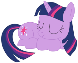 Size: 2000x1620 | Tagged: safe, artist:fluttershy_z, twilight sparkle, g4, female, newbie artist training grounds, simple background, sleeping, solo, transparent background