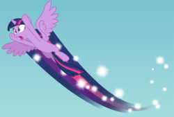 Size: 8121x5500 | Tagged: safe, artist:fluttershy_z, twilight sparkle, alicorn, pony, g4, twilight's kingdom, .ai available, absurd resolution, female, flying, mare, solo, twilight sparkle (alicorn), vector