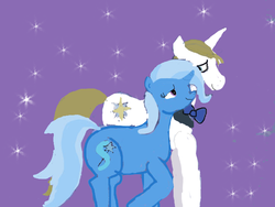 Size: 640x480 | Tagged: safe, artist:firekitty8, prince blueblood, trixie, pony, unicorn, g4, female, male, mare, ship:bluetrix, shipping, stars, straight