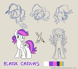 Size: 900x795 | Tagged: safe, artist:spainfischer, oc, oc only, oc:blank canvas, pony, bronycon, bronycon mascots, contest, contest entry, reference sheet, sketch