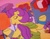 Size: 432x340 | Tagged: safe, screencap, bon bon (g1), earth pony, pony, g1, my little pony tales, the masquerade, bipedal, bracelet, cute, female, lipstick, solo