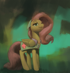 Size: 717x750 | Tagged: safe, artist:fahu, fluttershy, pony, g4, female, fluttermedic, medic, nurse, solo