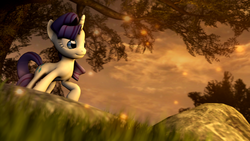 Size: 3840x2160 | Tagged: safe, artist:indexpony, rarity, g4, 3d, female, high res, solo, source filmmaker