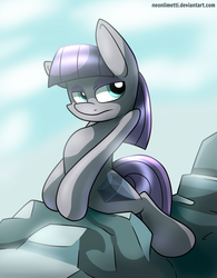Size: 1024x1311 | Tagged: safe, artist:neoncel, maud pie, earth pony, pony, g4, female, solo, wrong cutie mark