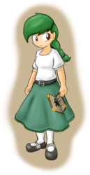 Size: 992x1920 | Tagged: safe, artist:zutcha, oc, oc only, oc:lonely day, human, fanfic:founders of alexandria, ponies after people, book, braid, clothes, cutie mark on clothes, dress, fanfic, fanfic art, female, humanized, humanized oc, illustration, long skirt, shoes, simple background, skirt, solo