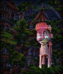 Size: 500x583 | Tagged: safe, pinkie pie, g4, animated, deepdream, drugs, female, lsd, not salmon, op is on drugs, solo, wat