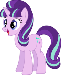 Size: 1188x1456 | Tagged: safe, artist:sketchmcreations, starlight glimmer, pony, unicorn, g4, the cutie map, cute, female, glimmerbetes, happy, inkscape, mare, open mouth, s5 starlight, simple background, smiling, solo, transparent background, vector, when she smiles