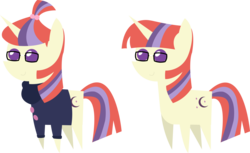 Size: 8490x5181 | Tagged: safe, artist:sketchmcreations, moondancer, g4, absurd resolution, clothes, glasses, inkscape, pointy ponies, simple background, sweater, transparent background, vector