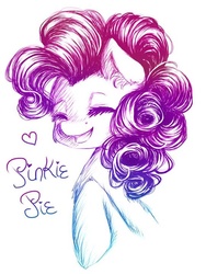 Size: 540x720 | Tagged: safe, artist:iponylover, pinkie pie, g4, female, fluffy, solo