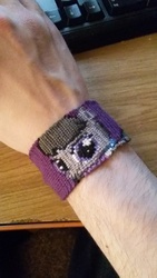 Size: 576x1024 | Tagged: safe, artist:wsd-brony, octavia melody, g4, bracelet, craft, irl, photo, solo