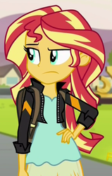 Size: 569x893 | Tagged: safe, screencap, sunset shimmer, equestria girls, g4, my little pony equestria girls: friendship games, female, reaction image, solo