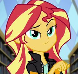 Size: 1063x1007 | Tagged: safe, screencap, sunset shimmer, equestria girls, friendship games, g4, female, reaction image, solo