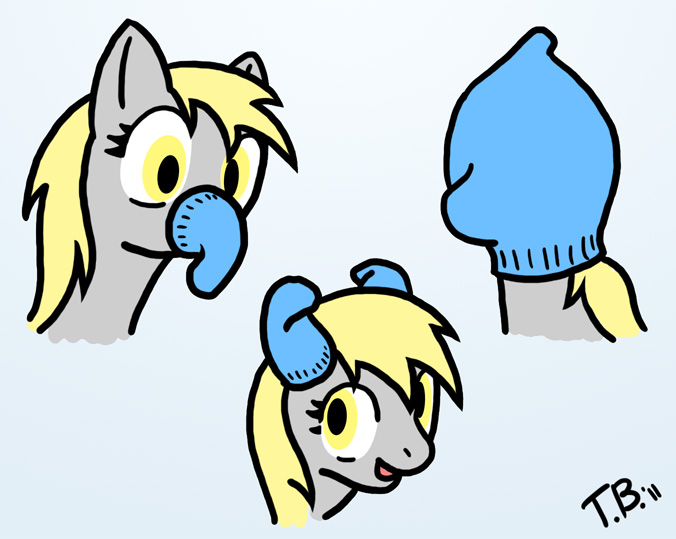 #968300 - safe, artist:terdburgler, derpy hooves, pegasus, pony, g4 ...
