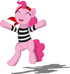 Size: 4773x5000 | Tagged: safe, artist:age3rcm, pinkie pie, earth pony, pony, g4, absurd resolution, bandana, comic, female, mare, pirate, simple background, solo, transparent background, vector