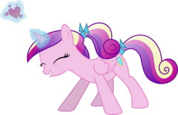 Size: 8357x5407 | Tagged: dead source, safe, artist:hawk9mm, princess cadance, g4, absurd resolution, eyes closed, female, heart, magic, simple background, solo, transparent, transparent background, vector