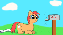 Size: 1920x1080 | Tagged: safe, artist:mlpfimguy, oc, oc only, oc:mouse pone, ask, solo, tumblr