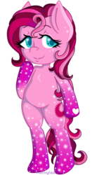 Size: 626x1195 | Tagged: safe, artist:matteglaze, midnight dream, pony, semi-anthro, g3, bipedal, chubby, female, solo, sparkles