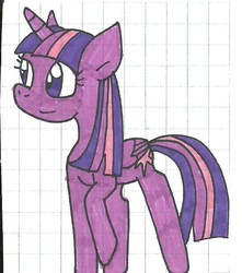 Size: 574x650 | Tagged: safe, artist:cmara, twilight sparkle, alicorn, pony, g4, female, mare, solo, traditional art, twilight sparkle (alicorn)