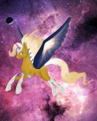 Size: 800x1000 | Tagged: safe, artist:ra1nb0wf4ct0ry, oc, oc only, oc:milky way, alicorn, pony, alicorn oc, female, galaxy, mare