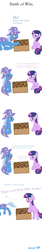 Size: 549x3296 | Tagged: safe, artist:waldo-xp, trixie, twilight sparkle, pony, unicorn, g4, chess, chessboard incorrectly oriented, comic, female, mare