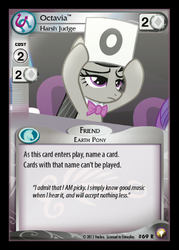 Size: 358x500 | Tagged: safe, enterplay, octavia melody, rarity, earth pony, pony, equestrian odysseys, g4, my little pony collectible card game, card, ccg, female, mare, solo focus