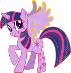 Size: 7597x7803 | Tagged: safe, artist:sugar-loop, twilight sparkle, alicorn, pony, g4, absurd resolution, cutie mark magic, female, mare, simple background, solo, transparent background, twilight sparkle (alicorn), vector