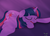 Size: 1024x746 | Tagged: safe, artist:loyalwing, twilight sparkle, alicorn, pony, g4, female, mare, sleeping, solo, twilight sparkle (alicorn)