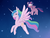 Size: 1024x768 | Tagged: safe, artist:pokekid963, princess celestia, twilight sparkle, alicorn, pony, g4, female, flying, mare, twilight sparkle (alicorn)