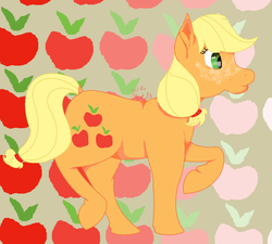 Size: 1024x920 | Tagged: safe, artist:zoey888vgtech, applejack, g4, female, solo