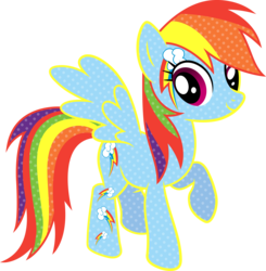 Size: 7954x8125 | Tagged: safe, artist:sugar-loop, rainbow dash, g4, absurd resolution, cutie mark magic, female, simple background, solo, transparent background, vector