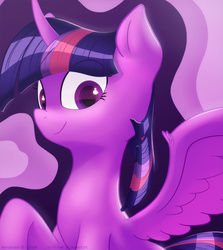 Size: 1753x1969 | Tagged: dead source, safe, artist:revstreak, twilight sparkle, alicorn, pony, g4, female, mare, smiling, solo, twilight sparkle (alicorn)