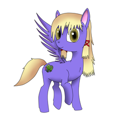 Size: 2000x2000 | Tagged: safe, artist:nacle, pony, female, high res, mare, moriya suwako, ponified, solo, touhou