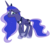 Size: 11756x10205 | Tagged: safe, artist:myrami, princess luna, alicorn, pony, g4, luna eclipsed, absurd resolution, crossed hooves, crossed legs, female, floppy ears, frown, looking at you, mare, raised hoof, sad, shame, simple background, solo, transparent background, vector