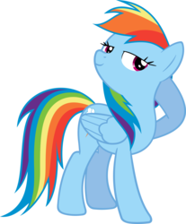 Size: 8266x10000 | Tagged: safe, artist:racefox, rainbow dash, g4, .svg available, absurd resolution, female, simple background, solo, transparent background, vector